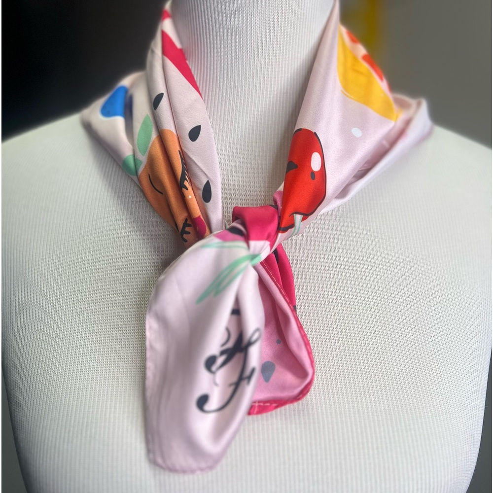 Too Faced Cosmetics Special Edition Scarf Square Tutti Fruitti 22” Square